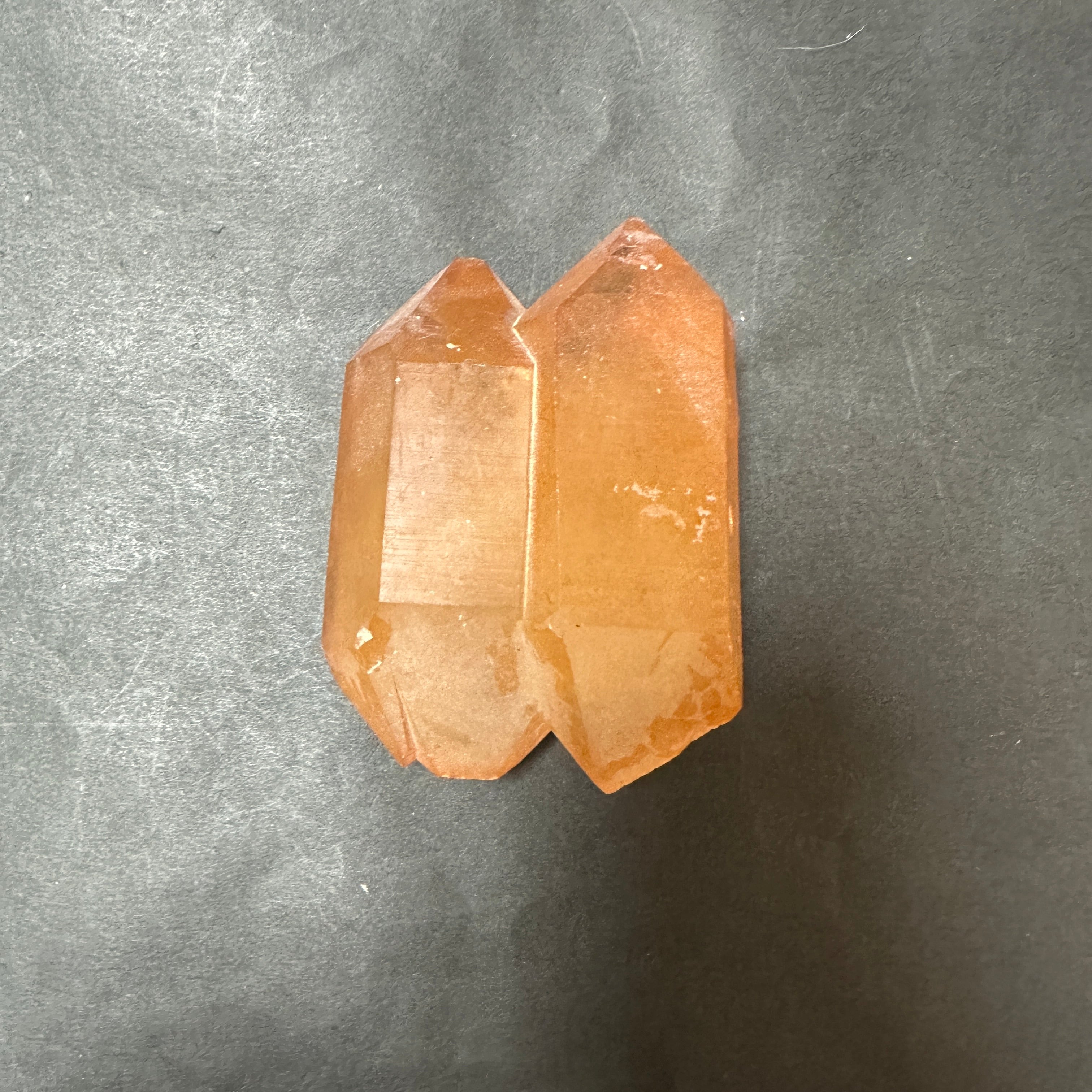 【非研磨】カブラル産ゴールデンレムリアン 陰陽ソウルメイトツインのDT、オーラフレイム