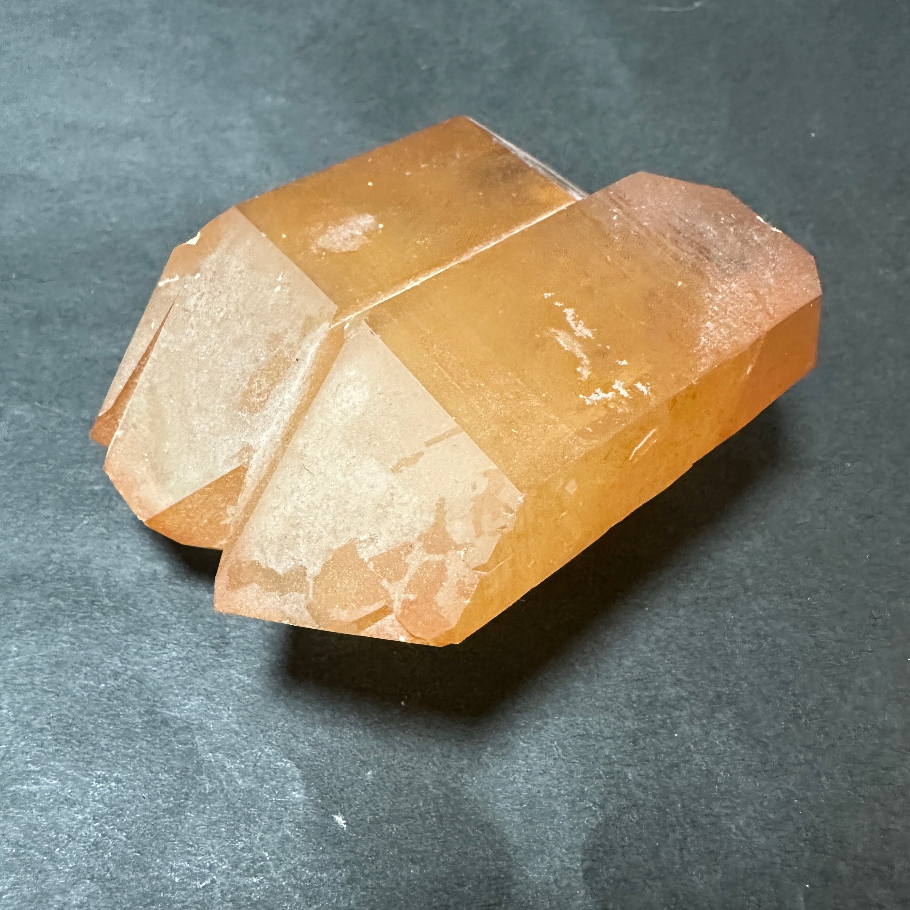 【非研磨】カブラル産ゴールデンレムリアン 陰陽ソウルメイトツインのDT、オーラフレイム