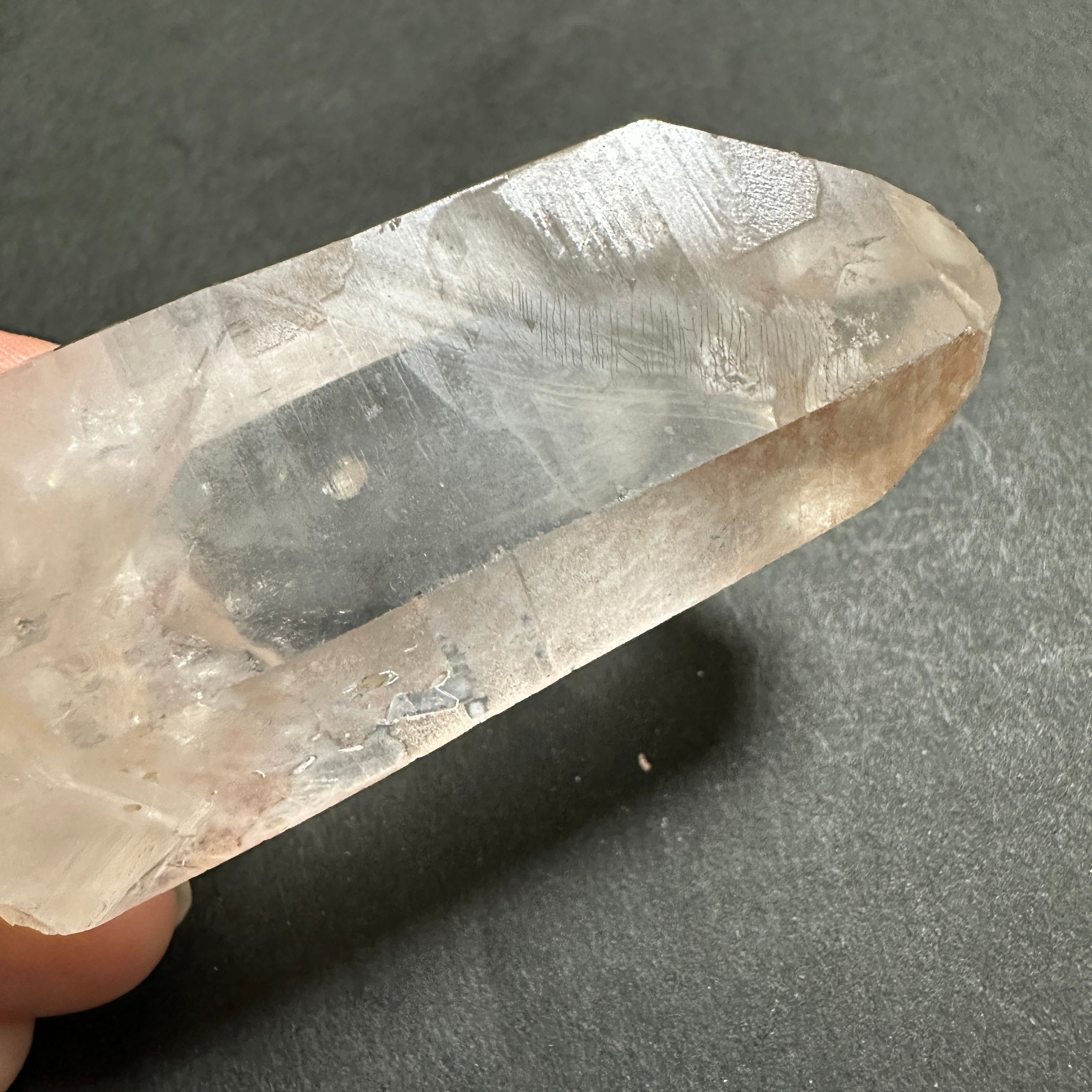 【非研磨】カブラル産ピンクレムリアン チャネリング、少し融解