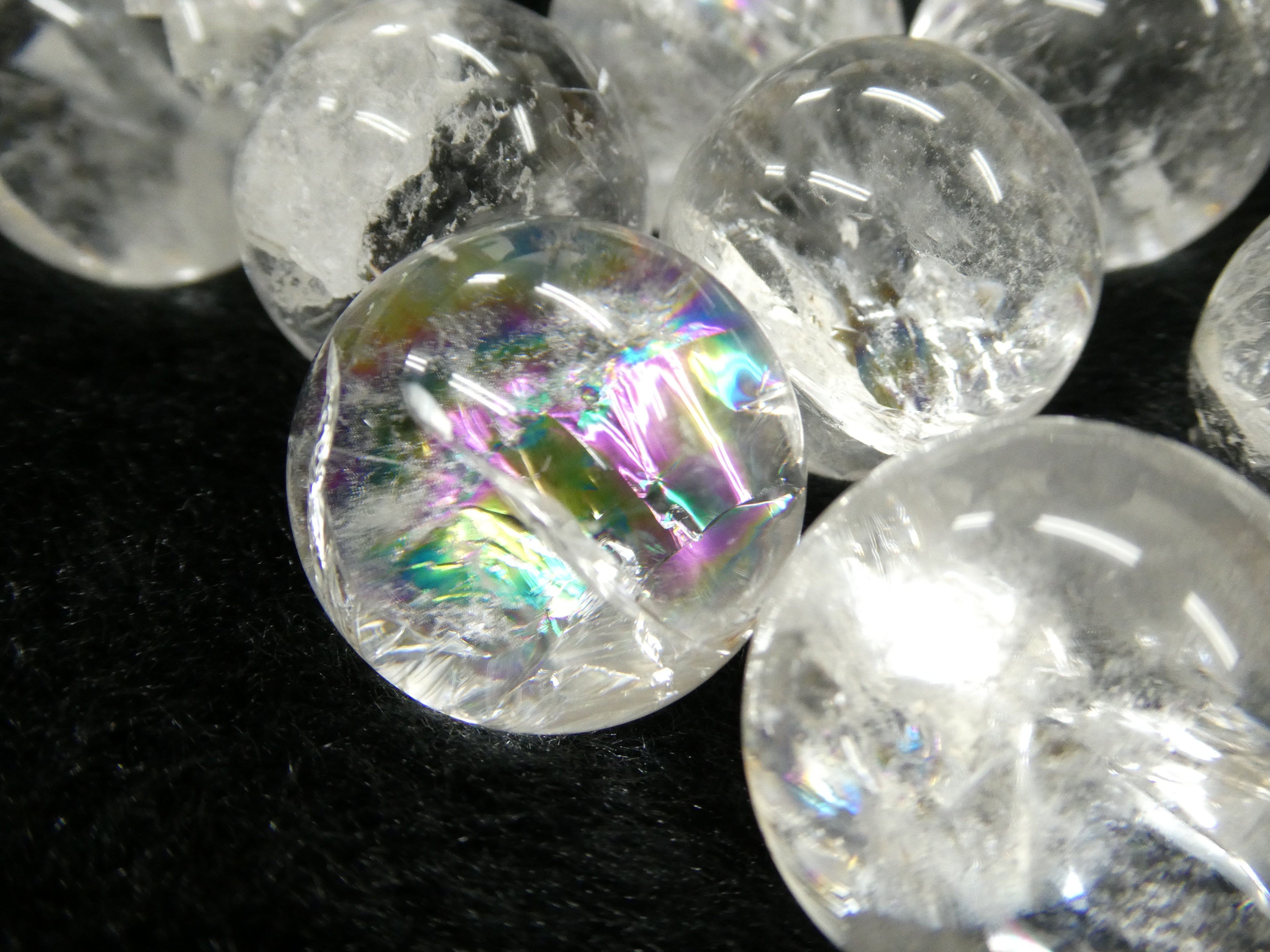 【虹が綺麗】アイリスクォーツ 丸玉20mm