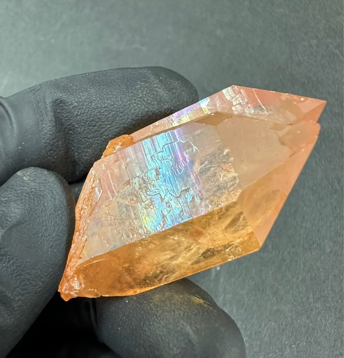 【非研磨】カブラル産ゴールデンレムリアンシード/しっかりオーラフレイム、ツイン、虹入りクォーツイン、カテドラルDT、タイムリンク、イシス、キー