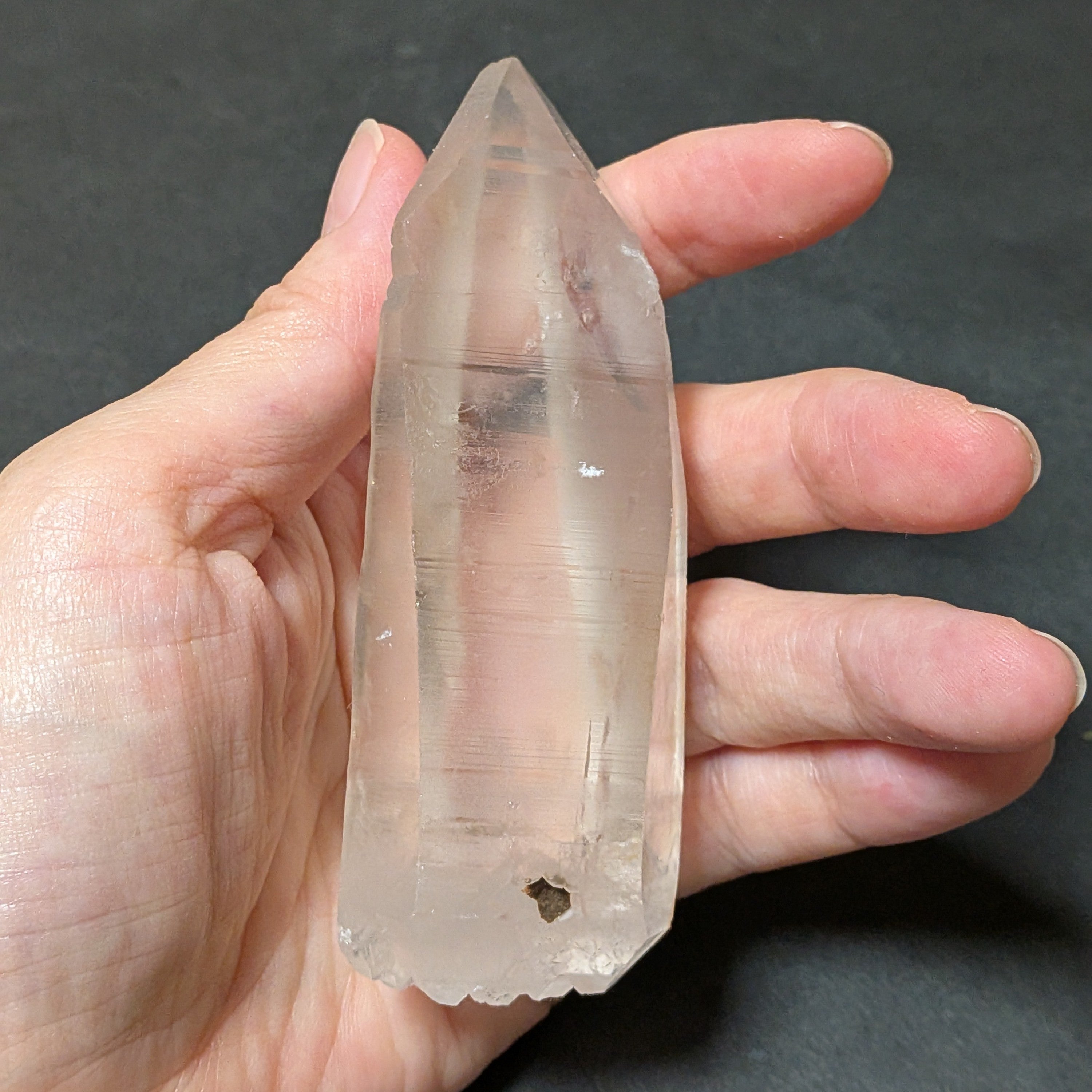 【非研磨】バイア産スモーキーミストレムリアン ET、レコードキーパー