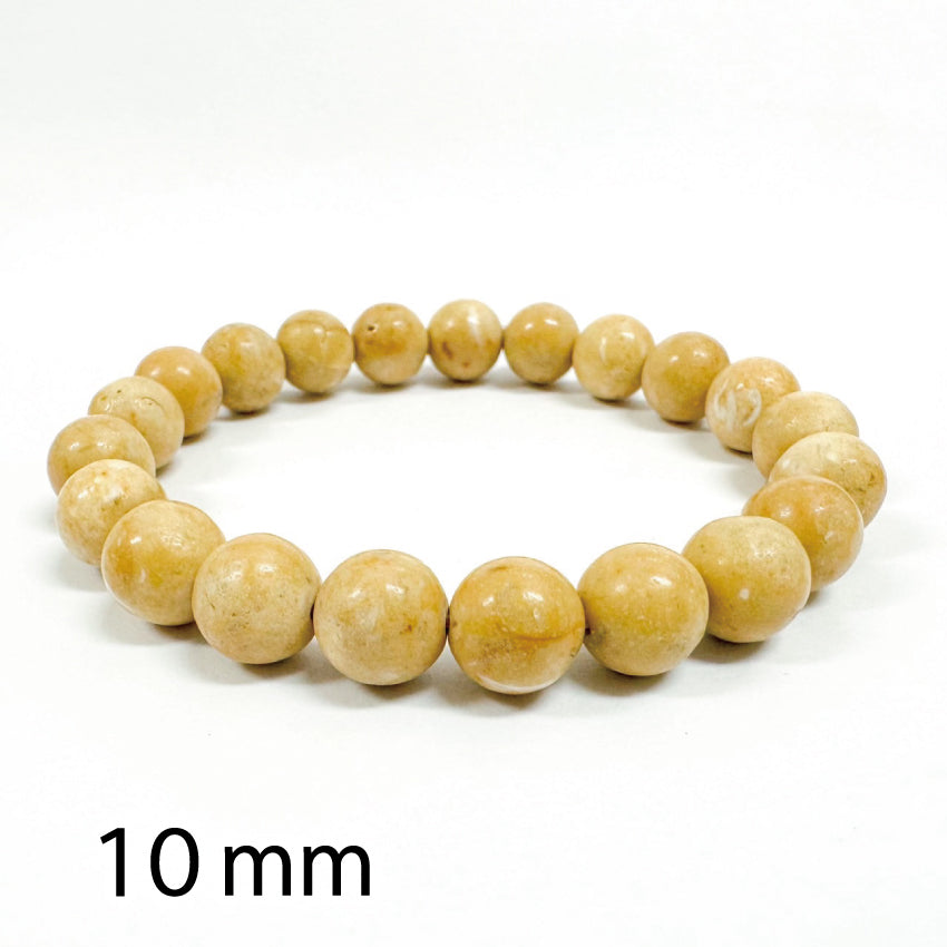 [聖地の石]  エルサレムストーン／ブレスレット8mm、10mm、12mm