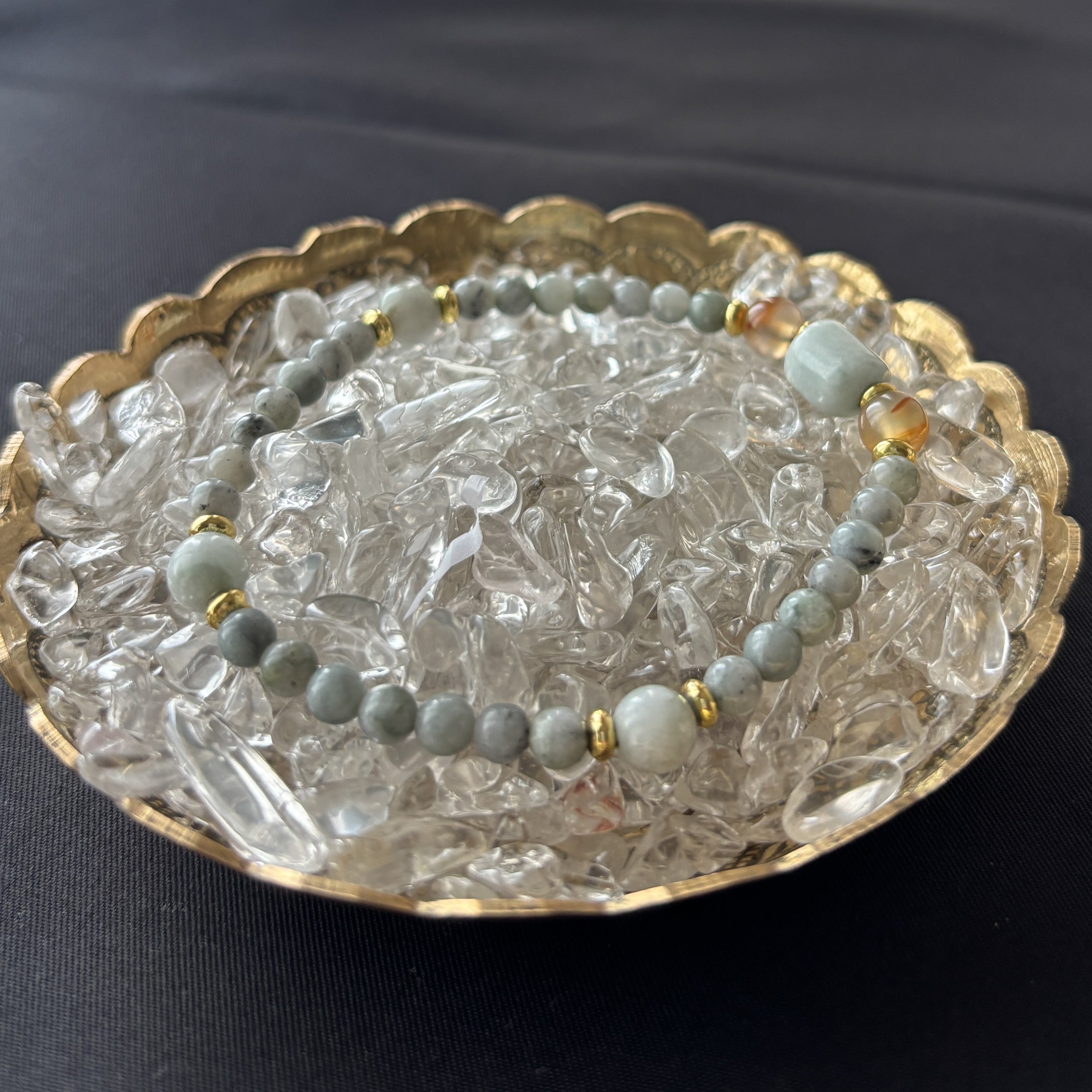【浄化】水晶さざれ石5A（産地：ブラジル / 容量：200g・1Kg）