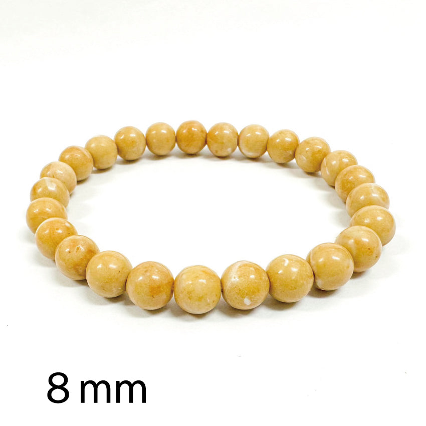 [聖地の石]  エルサレムストーン／ブレスレット8mm、10mm、12mm