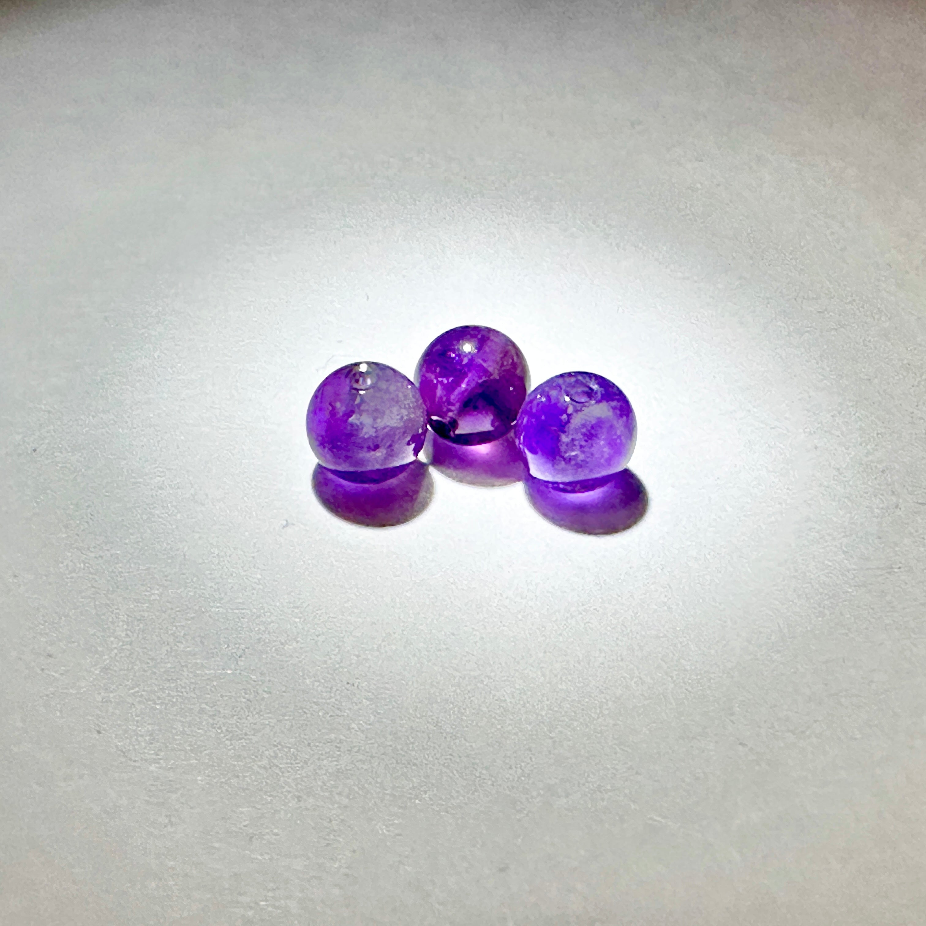 1粒売り】アメジスト 6mm ラウンド｜ブラジル産｜2月誕生石｜愛の守護