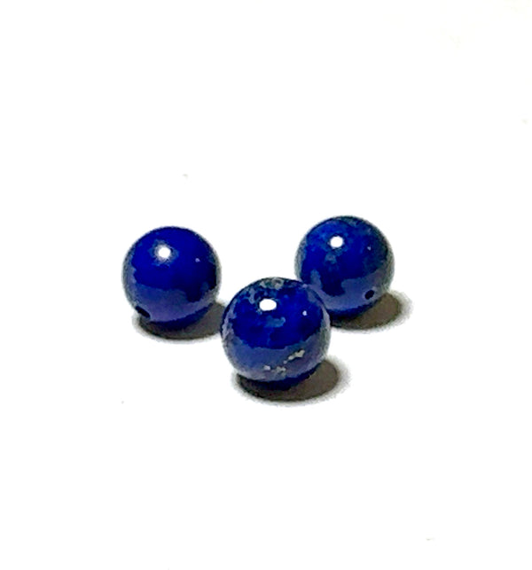 [粒売り]　ラピスラズリ３Ａ　ラウンド　約8mm