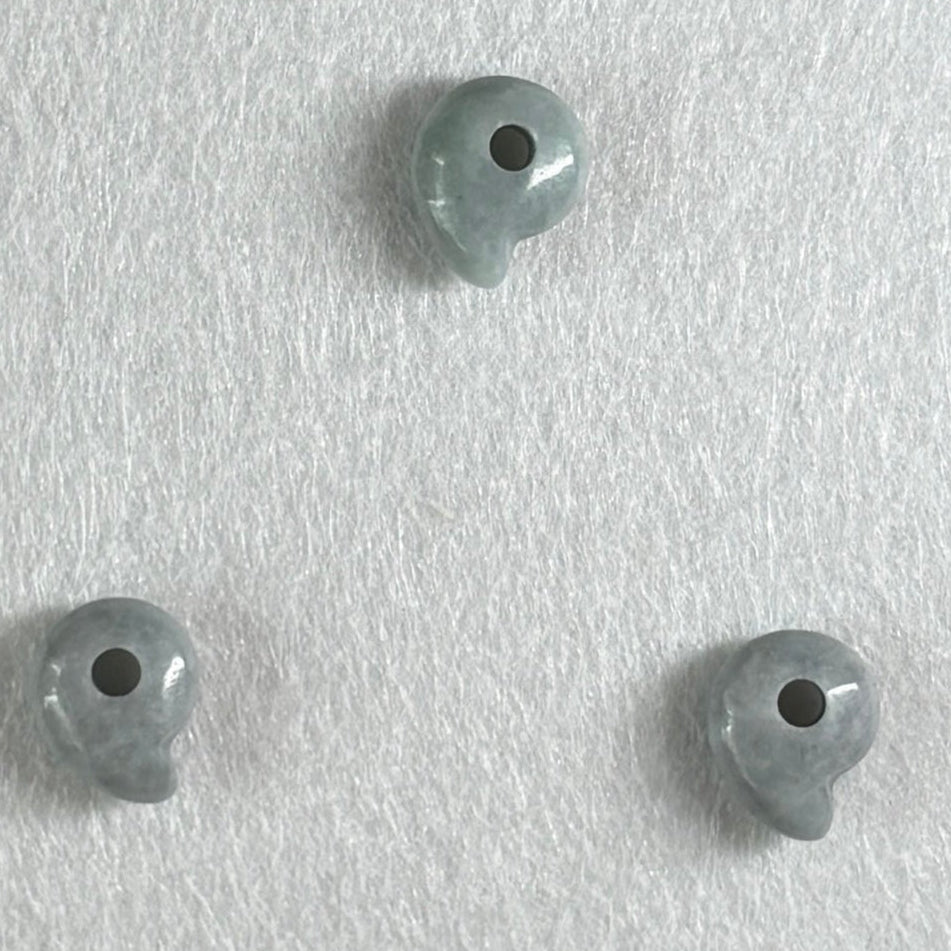 糸魚川翡翠 勾玉】二ノ型（青・緑）17mm｜日本糸魚川翡翠協会 証明書付