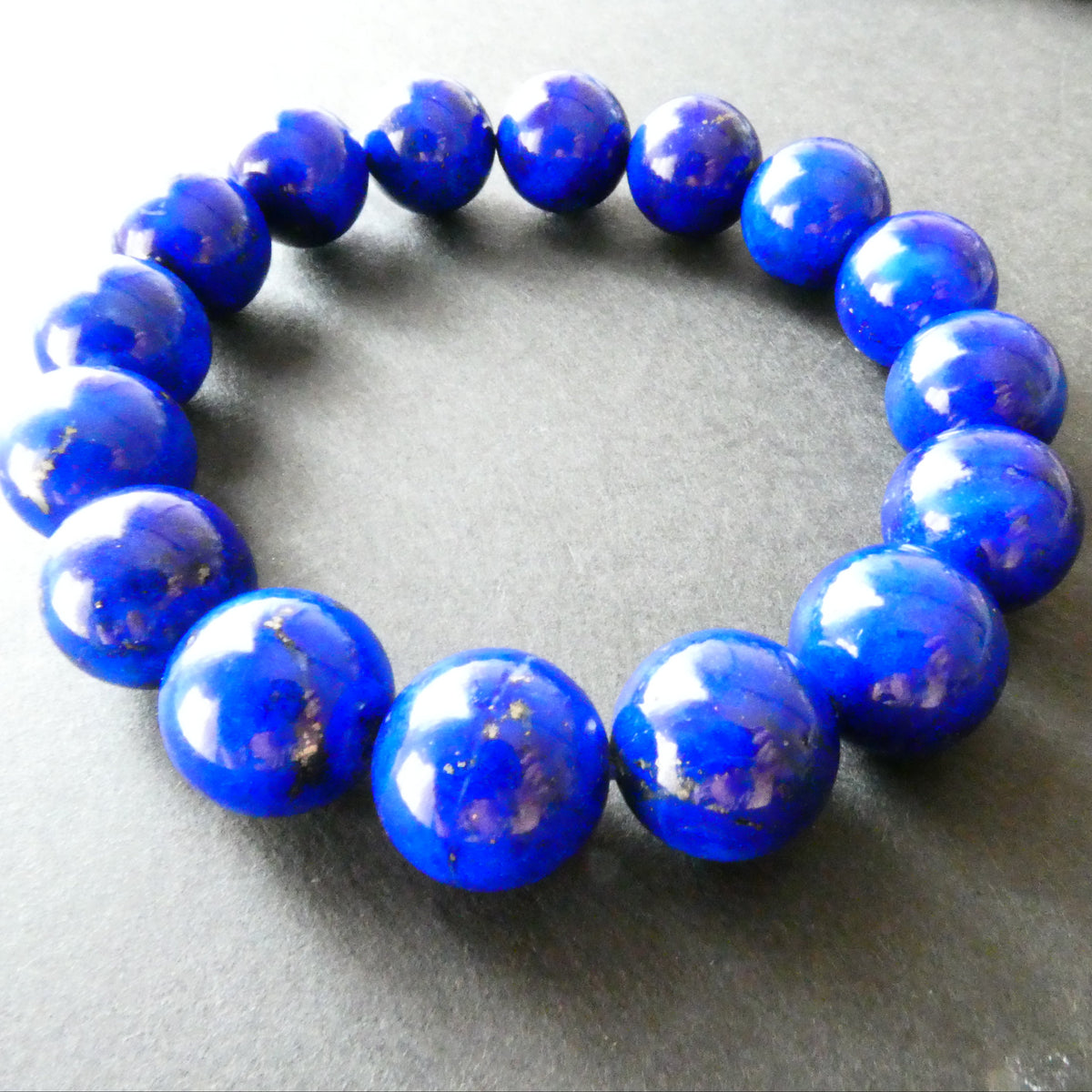 ★限定1★ラピスラズリ 5A ブレスレット（14mm）【アフガニスタン産】
