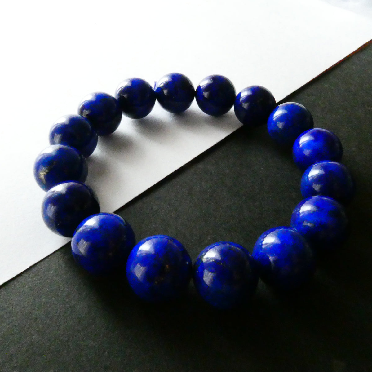 ★限定1★ラピスラズリ 5A ブレスレット（14mm）【アフガニスタン産】