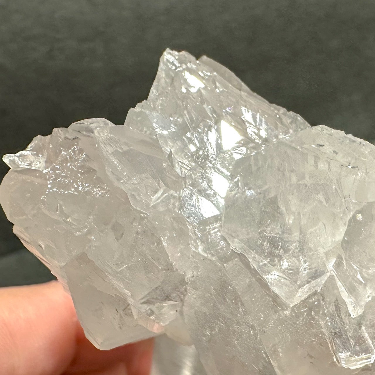 [原石]アーカンソー産水晶クラスター／全面結晶、レコードキーパー、セルフヒールド、レインボー