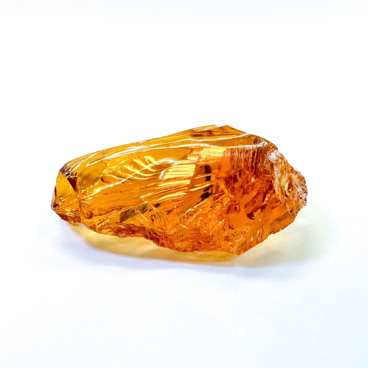 [神秘のガラス]　アンダラクリスタル(アメリカシェラネバダ産)／レムリアンアンバー　No.2