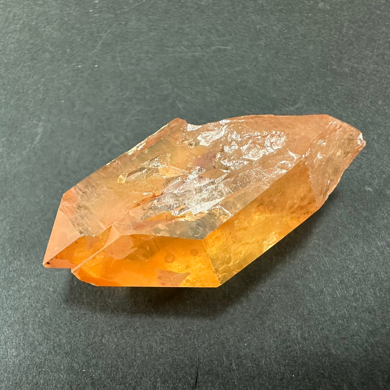 【非研磨】カブラル産ゴールデンレムリアンシード／しっかりオーラフレイム、ツイン、虹入りクォーツイン、カテドラルDT、タイムリンク、イシス、キー