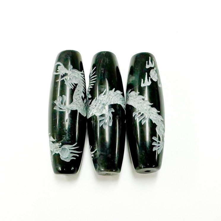 [守護石]　神居古潭石（かむいこたんせき）／龍神天珠